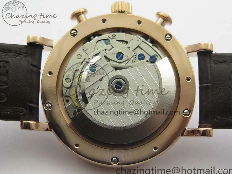 MIROTIME 0411 Efficient Portofino Chrono RG ZF 1:1 Best Edition White Dial on Brown Leather Strap A 7151